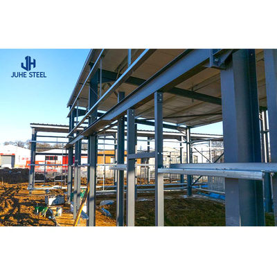 Cuadro de soporte de estructura de acero prefabricado personalizado para fabricación industrial