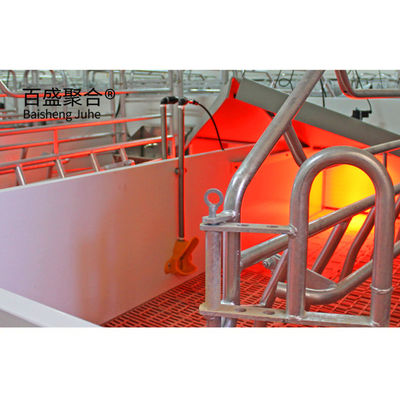 Construcción prefabricada de metal y acero Granja de cerdos cobertizo equipado con puerta corredera