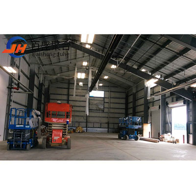 Servicio de procesamiento de soldadura Almacén de metal prefabricado con marco principal de acero ligero Q345 Q235