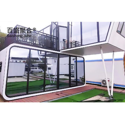 Villa 20ft 40ft al aire libre Casa prefabricada moderna y popular Casa pequeña Casa móvil Casa de trabajo Oficina Pod Cabina de manzana