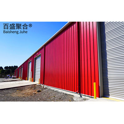 Edificio de metal de color personalizado Estructura prefabricada de acero para taller y almacén