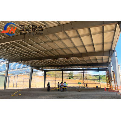 Edificio de metal de color personalizado Estructura prefabricada de acero para taller y almacén