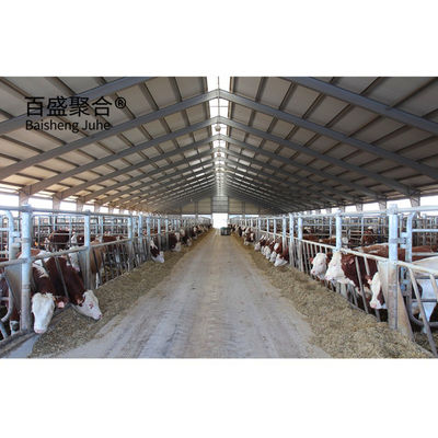 Cubierta de vacas de acero baja en carbono Q235 de construcción rápida con tolerancia ± 1% Diseñado profesionalmente