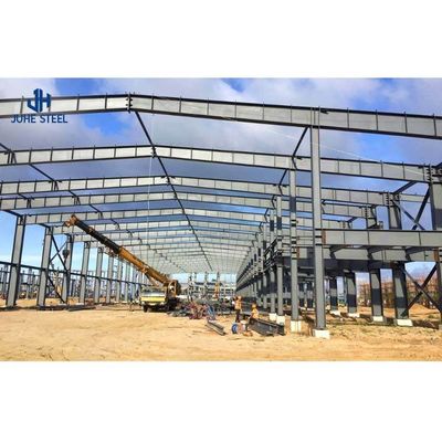 Juhe Estructura de acero prefabricada industrial Taller pesado para almacén de hangares aislados