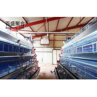 Galvanizado en caliente en forma de canal de acero C.Z. Casita de pollo prefabricada para granjas avícolas