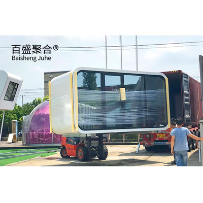 Casas de contenedores de acero 20ft 40ft Modular Prefab Tiny Homes para la oficina Apple portátil