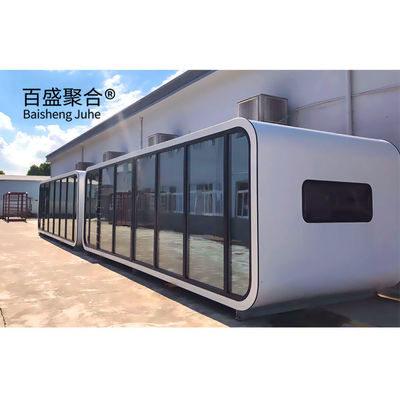Casas de contenedores de acero 20ft 40ft Modular Prefab Tiny Homes para la oficina Apple portátil