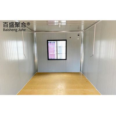 Experimenta comodidad y con nuestras casas de contenedores de 20/40 pies de PVC / aluminio con ventanas incluidas