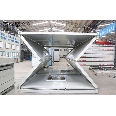 Experimenta comodidad y con nuestras casas de contenedores de 20/40 pies de PVC / aluminio con ventanas incluidas
