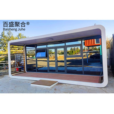 Cuadro de acero galvanizado Oficina Casa prefabricada Cabina de manzanas para vivir y trabajar