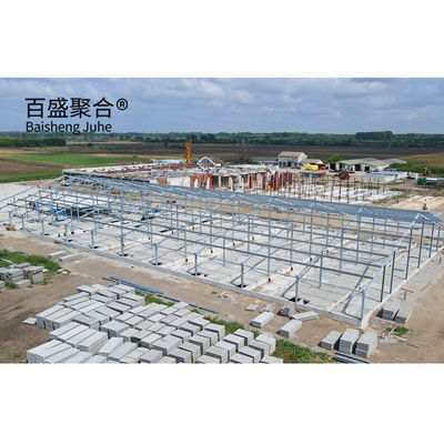 Estructuras de acero galvanizadas en caliente/de pintura por rociado para almacenes de granjas de cerdos