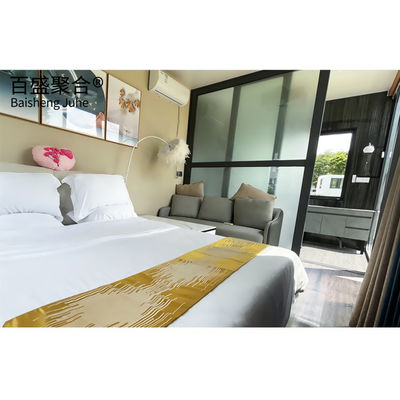 Decoración del paisaje estilo de diseño moderno Casa prefabricada para el resort Restaurante y más