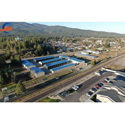 Fácil montaje Metal prefabricado Taller de estructuras de acero galvanizado para la construcción rápida