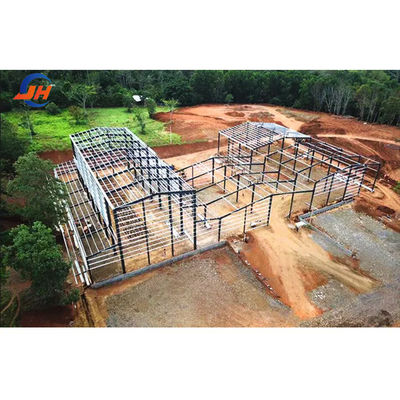 Fácil montaje Metal prefabricado Taller de estructuras de acero galvanizado para la construcción rápida