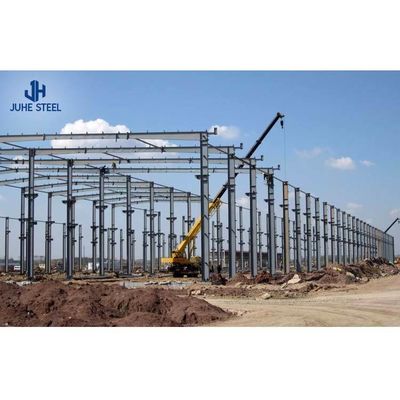 Pre-ingeniería de metal Edificio comercial de acero para taller de almacén Hangar garaje