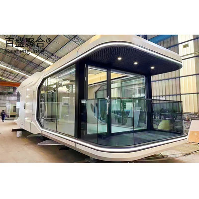 2023 Capsula Espacial de Aluminio Casa Integrada Móvil Transporte y Carga Envío Especial