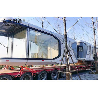 2023 Capsula Espacial de Aluminio Casa Integrada Móvil Transporte y Carga Envío Especial