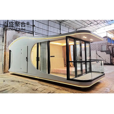 Casa Modular Modular de la Cápsula Espacial con Marco de Acero Galvanizado