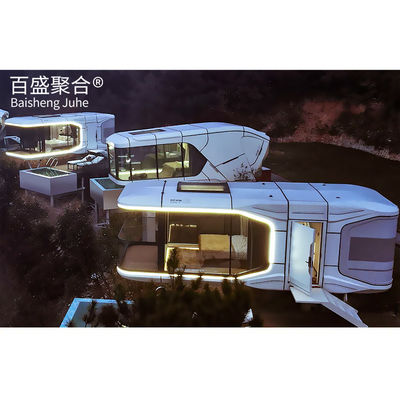 Casa Modular Modular de la Cápsula Espacial con Marco de Acero Galvanizado