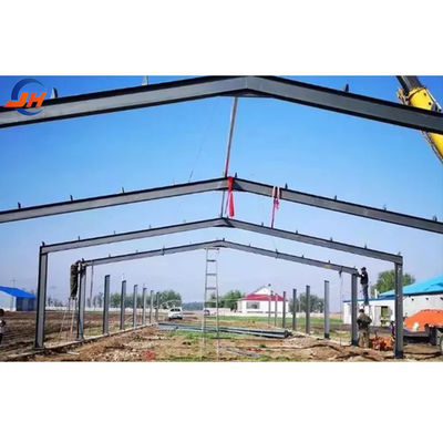 Casas prefabricadas industriales de marco galvanizado a medida con purlin de canal de acero de forma C.Z.
