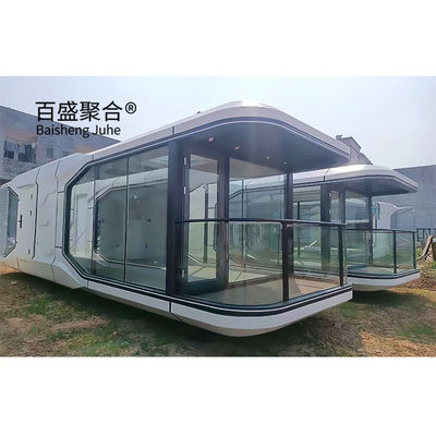 Decoración del paisaje Casas modulares de 2 pisos Casas prefabricadas de 3 dormitorios
