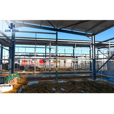 Equipo de construcción de almacenes de metal de construcción rápida con estructura de marco de acero y diseño moderno