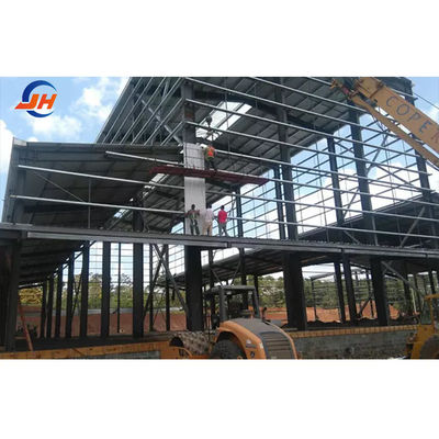 Servicio de desenrollamiento y marco principal de vigas de acero sólido en forma de H para edificios de metal personalizados
