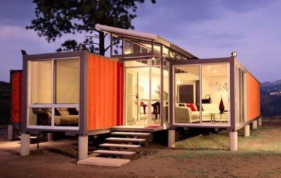 Casa de contenedores de envío prefabricada móvil Grado sísmico 8 Grado