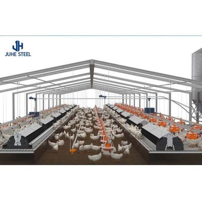 Construcción prefabricada de granjas de pollos para fines económicos