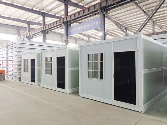 Chasis de acero 18mm MGO Panel 15mm piso de vinilo Casas de contenedores para el edificio de almacén