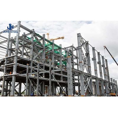 Estructura del marco de acero y metal Almacén prefabricado de color personalizado para taller y diseño