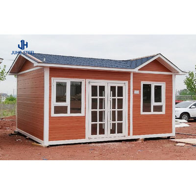 Casa de contenedores de envío prefabricada con ventana corredera de PVC