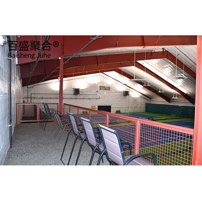 Edificio de metal de la cancha de baloncesto ligero con pintura y C.Z forma de acero canal Purlin