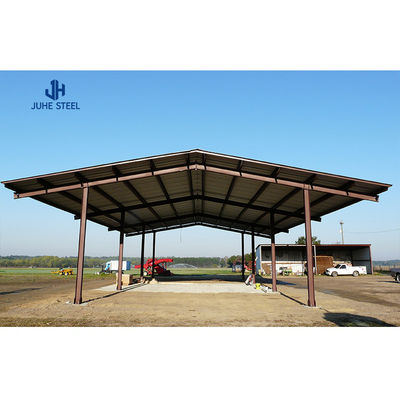 Calentamiento galvanizado en forma de canal de acero en forma de C.Z cobertizo de almacenamiento prefabricado para la protección del heno agrícola