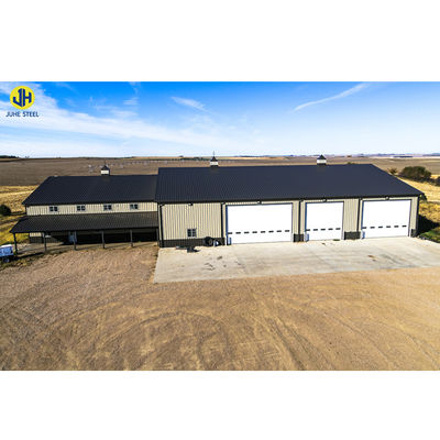 Calentamiento galvanizado en forma de canal de acero en forma de C.Z cobertizo de almacenamiento prefabricado para la protección del heno agrícola