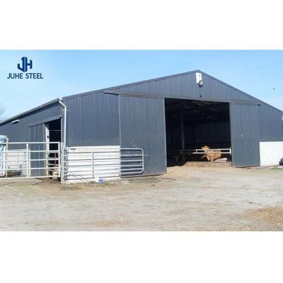 2-10 metros de altura Granja de vacas Edificio de la casa Cuadra de vacas Diseño con 60 mm de diámetro del tubo