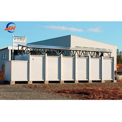 Taller de acero de grado de acero fácil de construir estructura para el edificio de auto almacenaje moderno