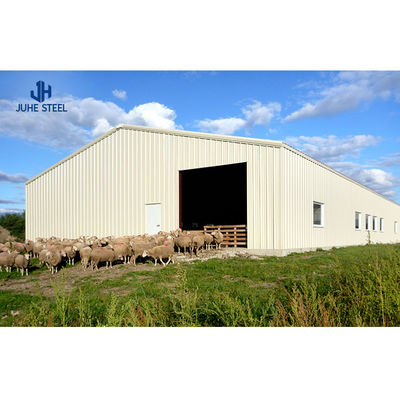2-10 metros de altura Granja de vacas Edificio de la casa Cuadra de vacas Diseño con 60 mm de diámetro del tubo