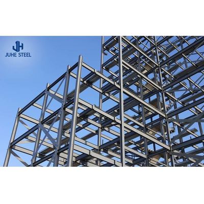 Q235B Ventana de aleación de aluminio Estructura práctica de acero Edificio Estructura de rejilla de larga extensión