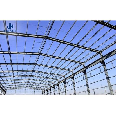 Acero ligero Q355 Q235 Frame Prefab estructura de acero Hangar para almacén