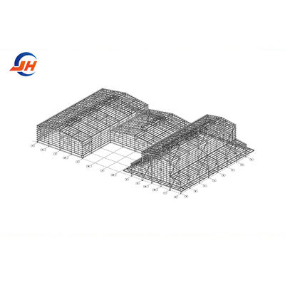 Q235 Q355B Estructura del marco de acero y metal Materiales de construcción prefabricados para talleres