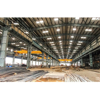 Soldadura de metal comercial edificios de almacenamiento cobertizos de acero con marco principal de viga de acero sólido en forma de H