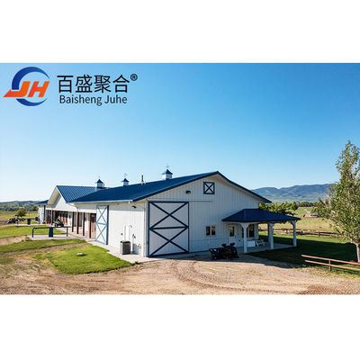 Construcción de estructuras de acero para granjas agrícolas