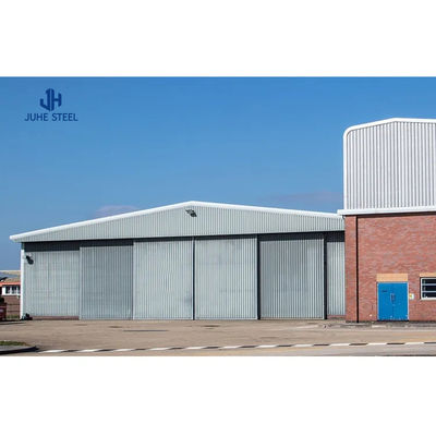 Edificio de estructura de acero de hangar de aeronaves móviles con tolerancia de ventana de aleación de aluminio ±1%
