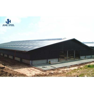 2-10 metros de altura estructura de acero almacén de acero granjas cobertizos