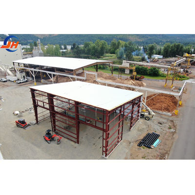 Estructura de acero de alta resistencia al fuego Hangares Taller Prefabricado Construir Cuadro Salón Escuela para la Agricultura Almacén