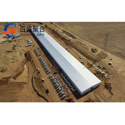 Caballo de metal cobertizo estructura de acero ligero edificio de almacén para el uso óptimo del espacio