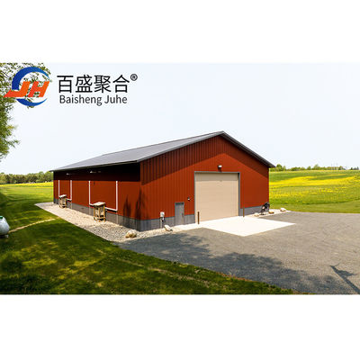 GB Estándar de acero estructural de viga I moderno Prefab almacén de auto almacenaje edificios