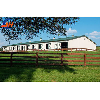 Q235B/Q345B Estructura de acero con bajo contenido de carbono Casa de cerdo prefabricada