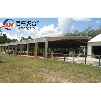 Q235B/Q345B Estructura de acero con bajo contenido de carbono Casa de cerdo prefabricada